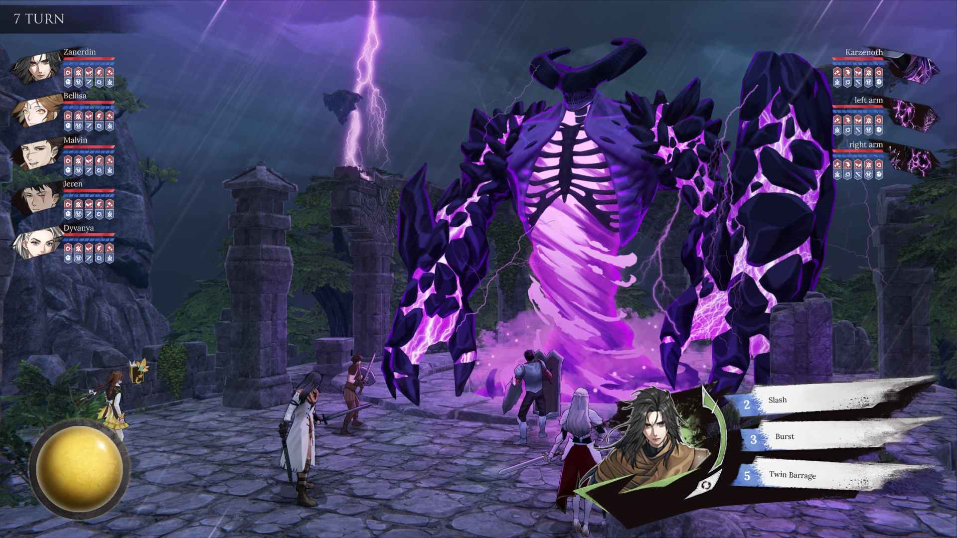 Zanerdin The Unbound combat screenshot