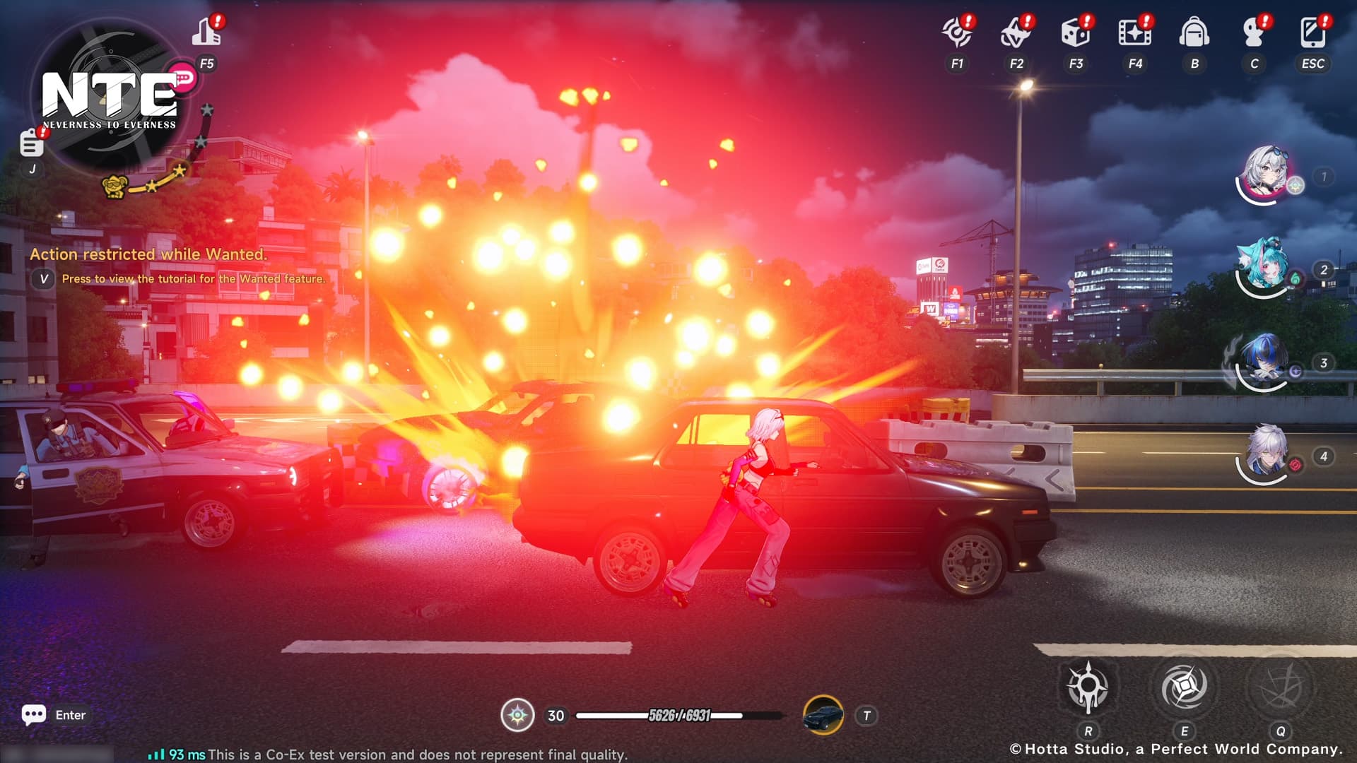 Car Exploding Never to Everness