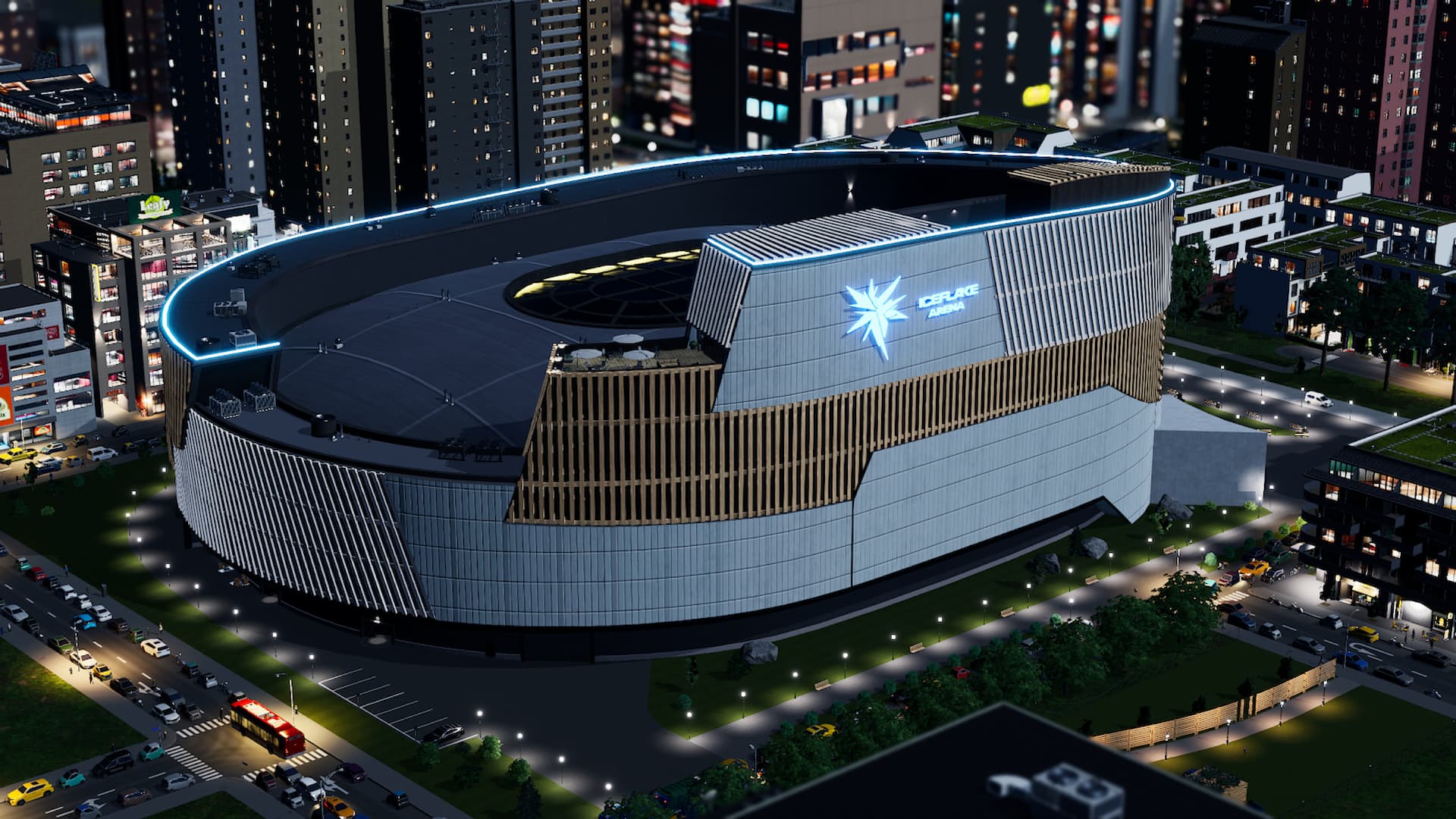Cities Skylines 2 Iceflake Arena