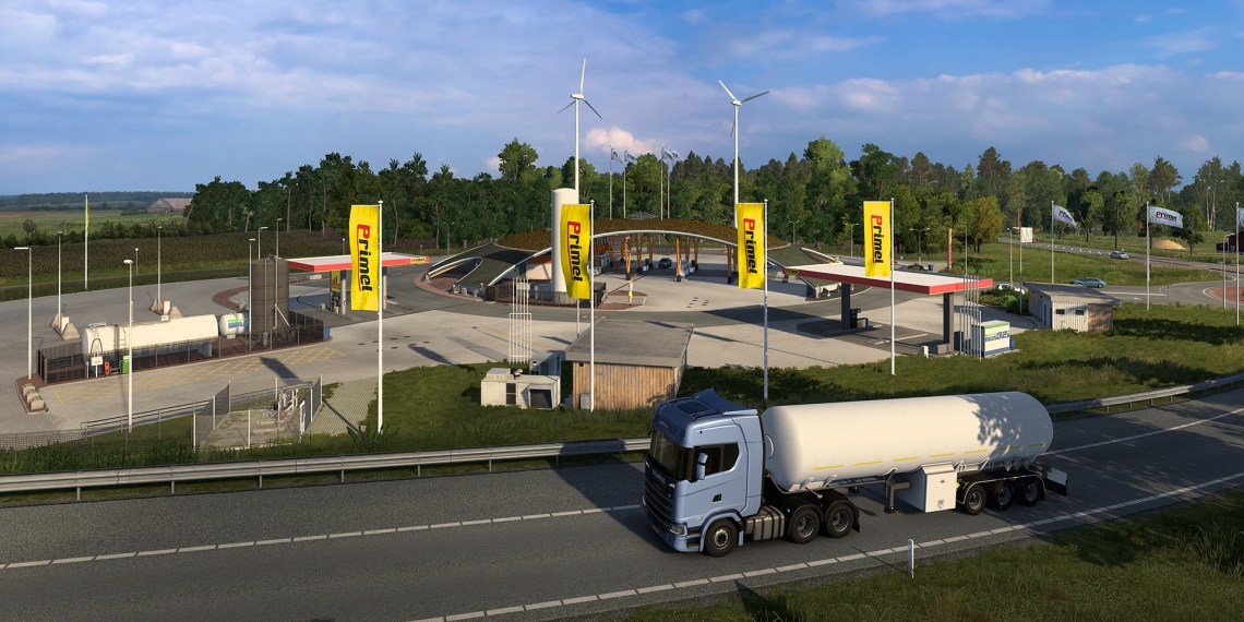 Euro Truck Simulator Benelux Gas Stations