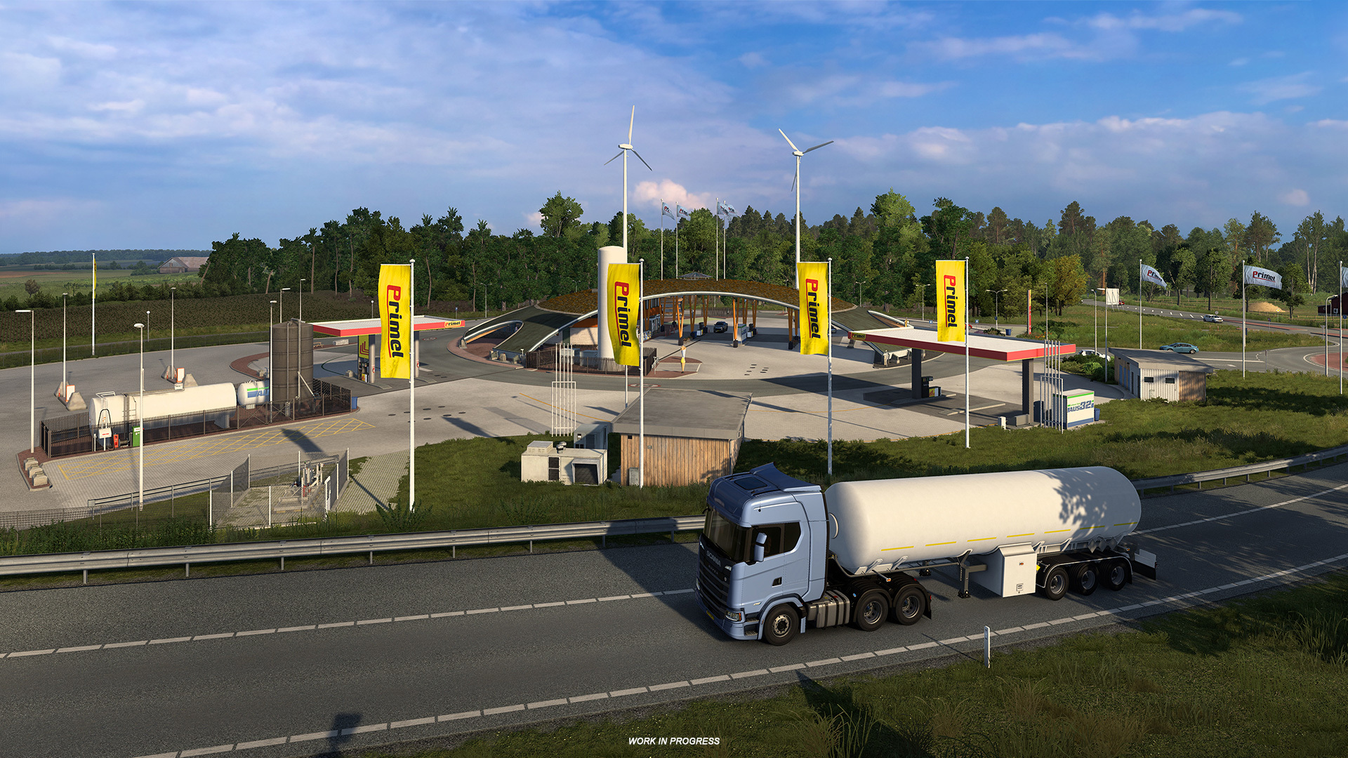 Euro Truck Simulator Benelux Gas Stations