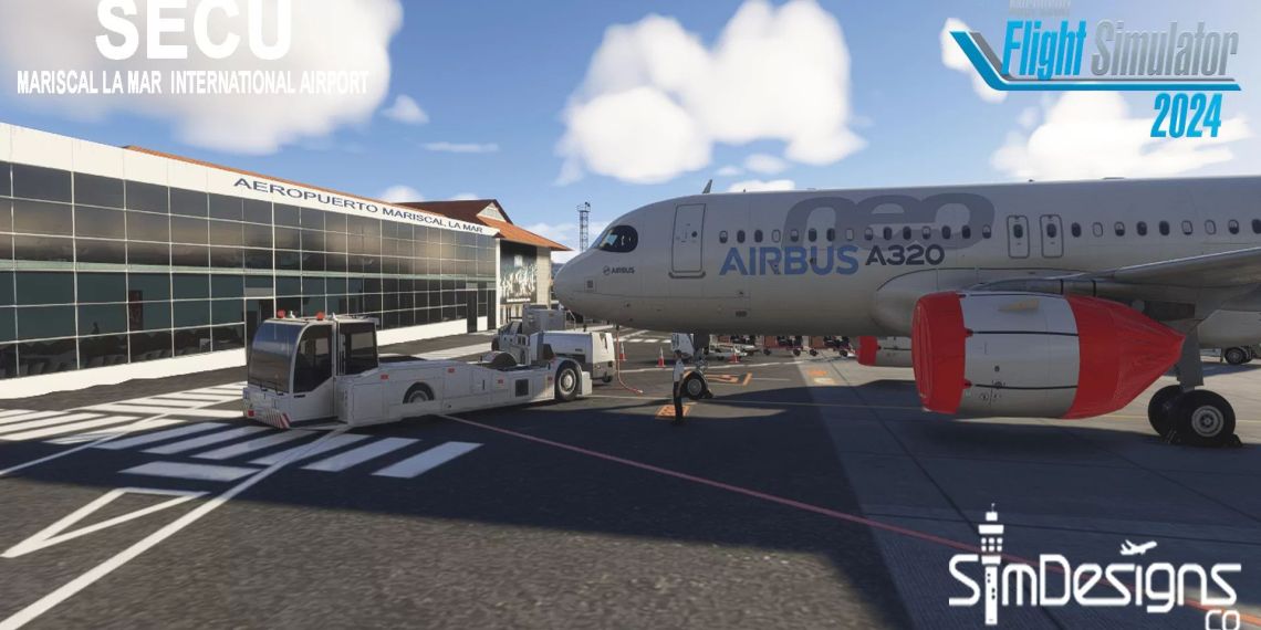 A flight simulation scene: Microsoft Flight Simulator 2024 Mariscal