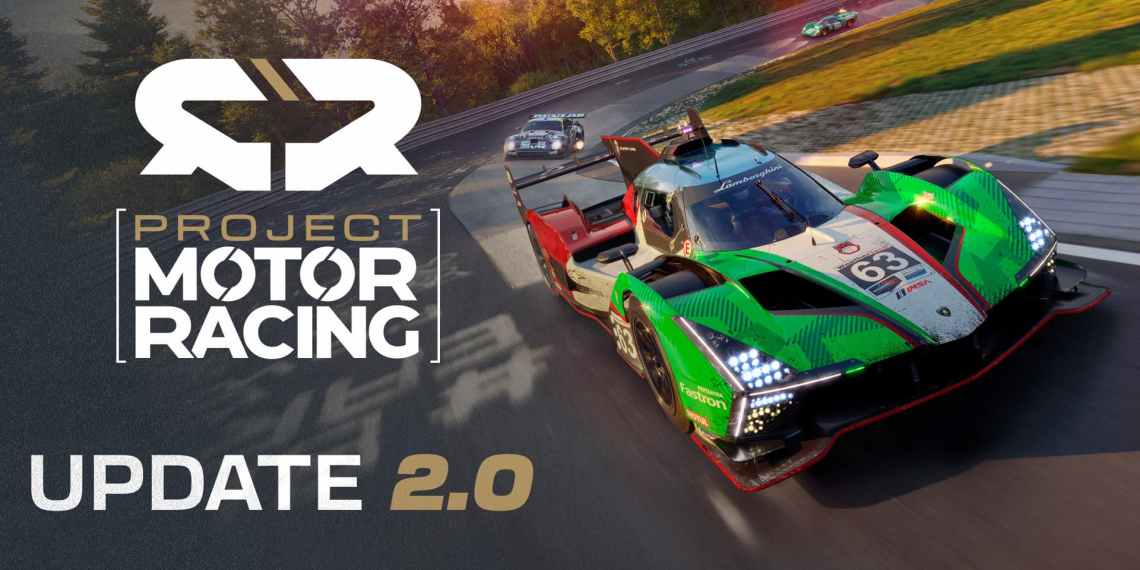 Project Motor Racing Update 2.0 key art