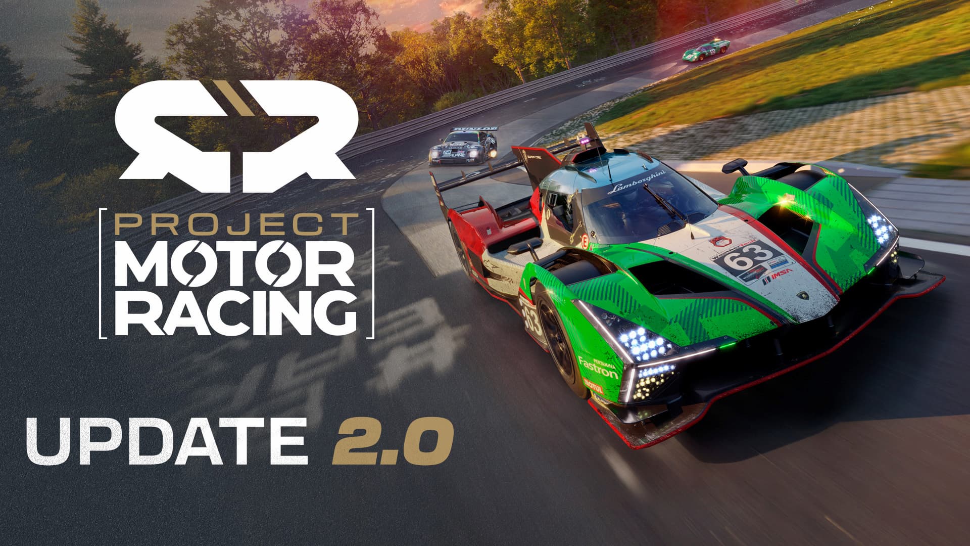 Project Motor Racing Update 2.0 key art