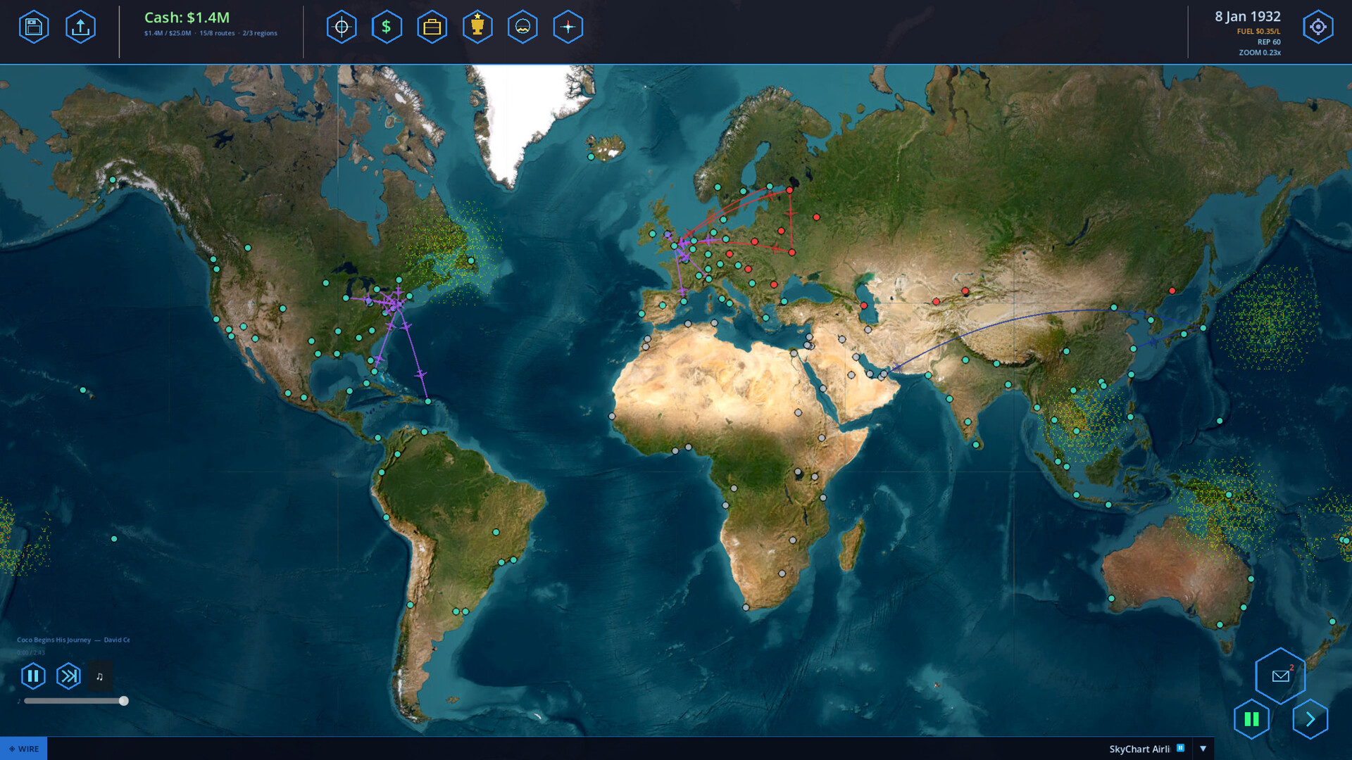 SkyChart: Airline Executive Screenshot