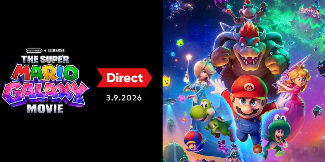 The Super Mario Galaxy Movie Direct promo image