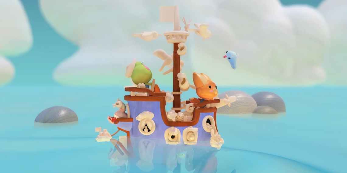 Woodo ship scene