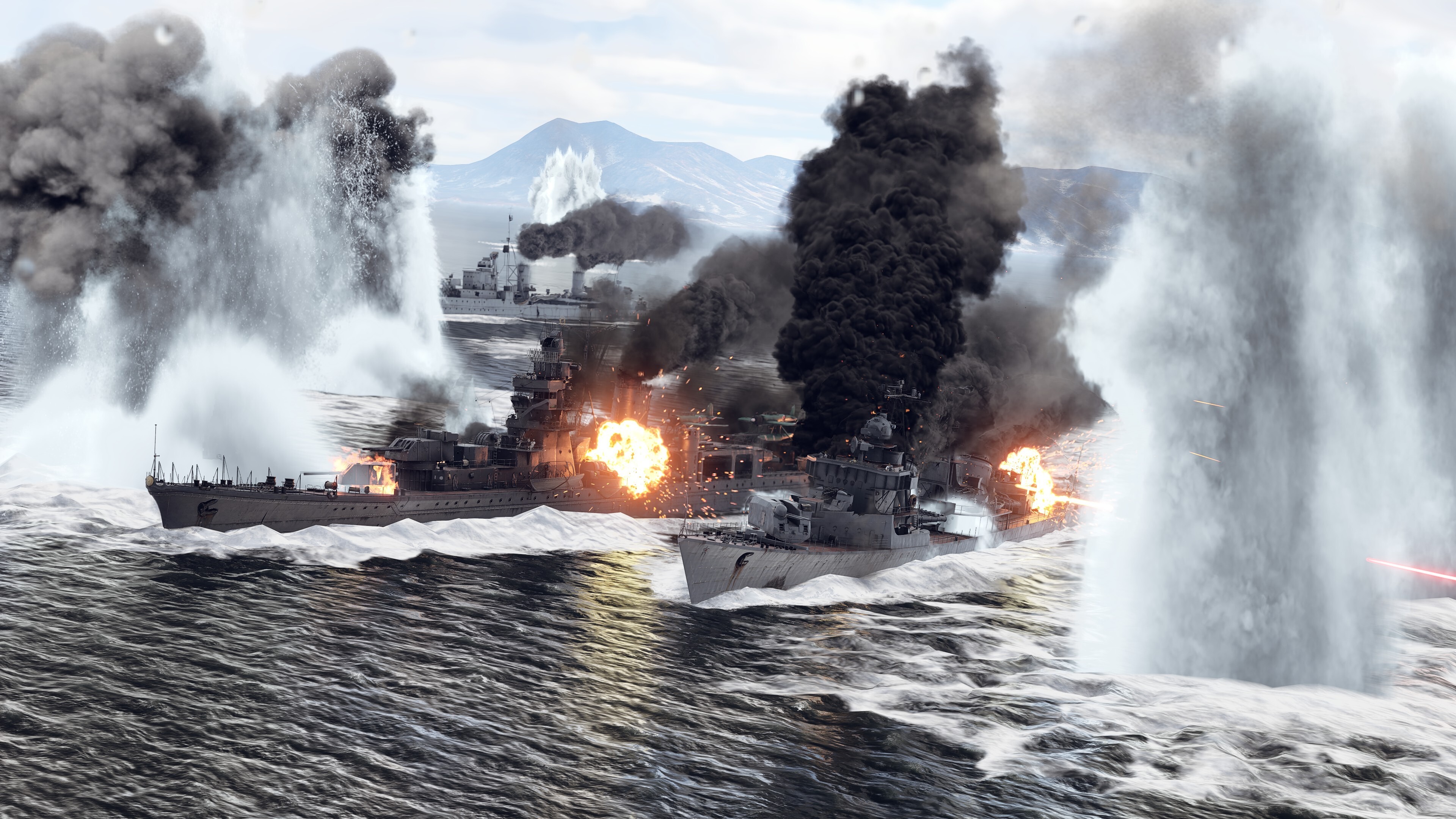 War Thunder Ninth Wave Update Teases New Water & Naval Battle Effects