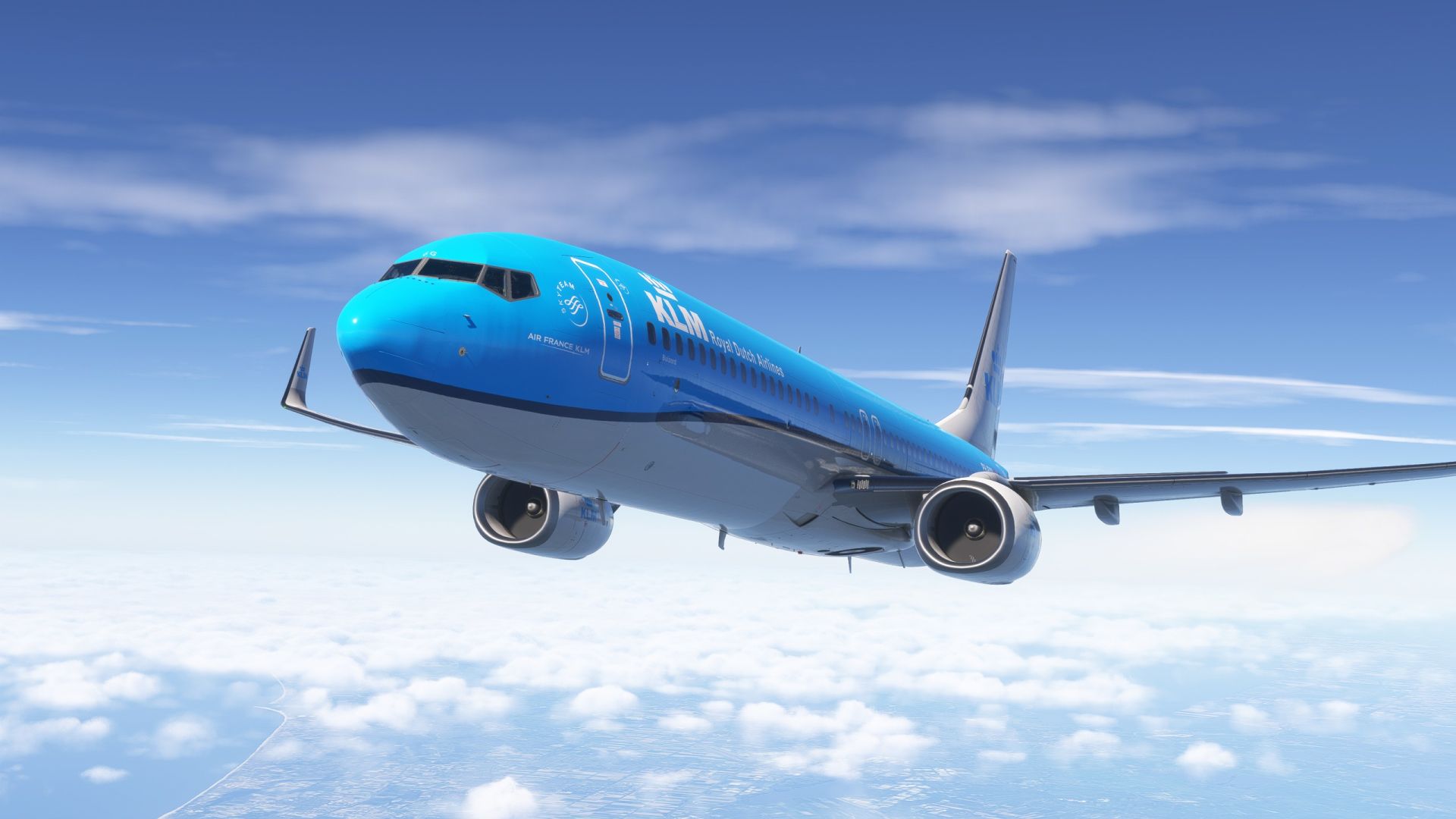 A flight Simulation scene: Microsoft Flight Simulator 2024 PMDG Boeing 737-900