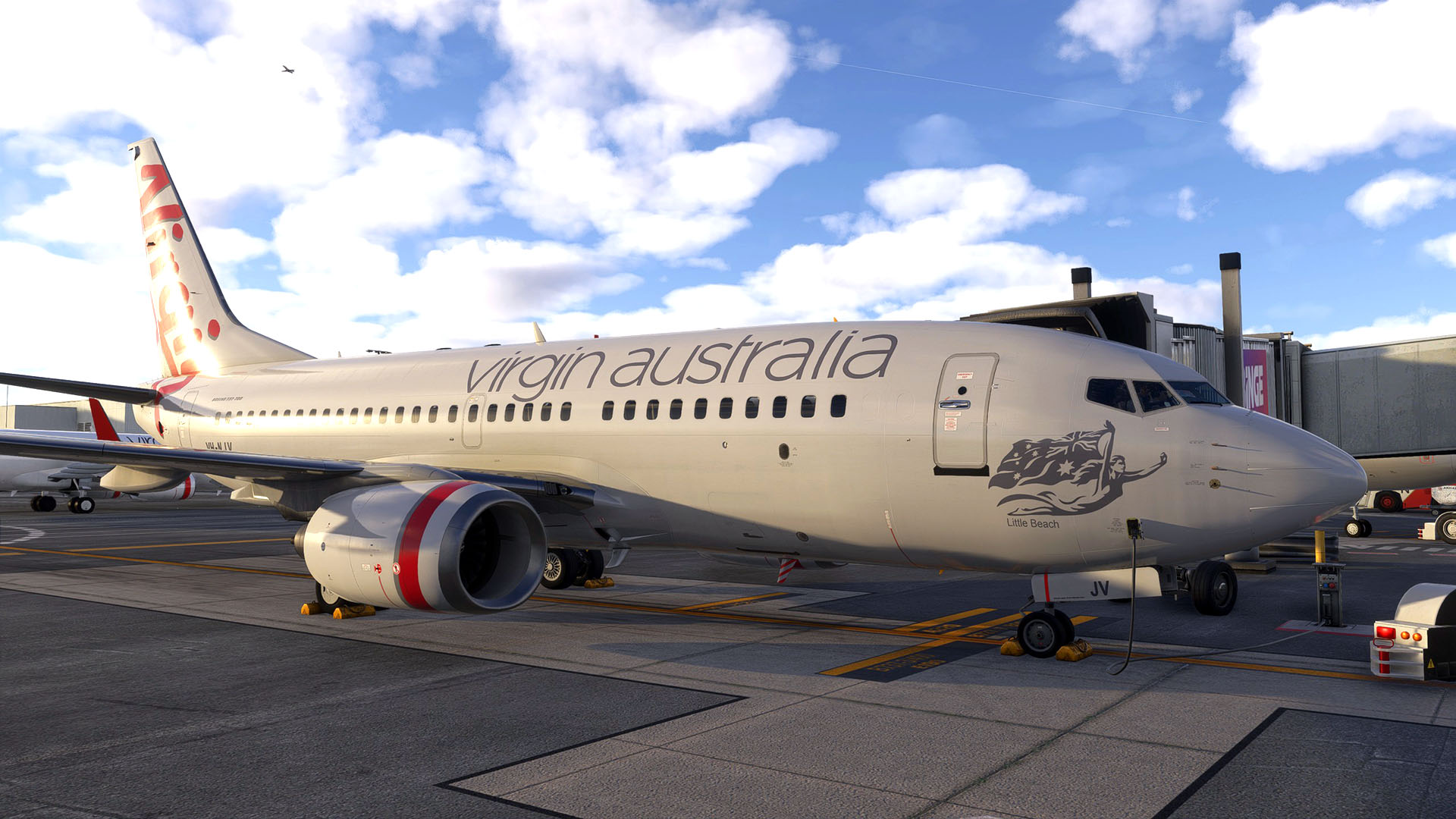 Microsoft Flight Simulator Boeing 737 PMDG Virgin