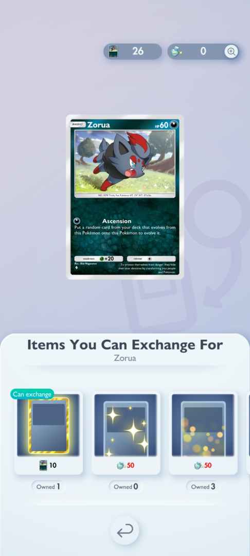 Pokemon TCG Pocket Gold Frame