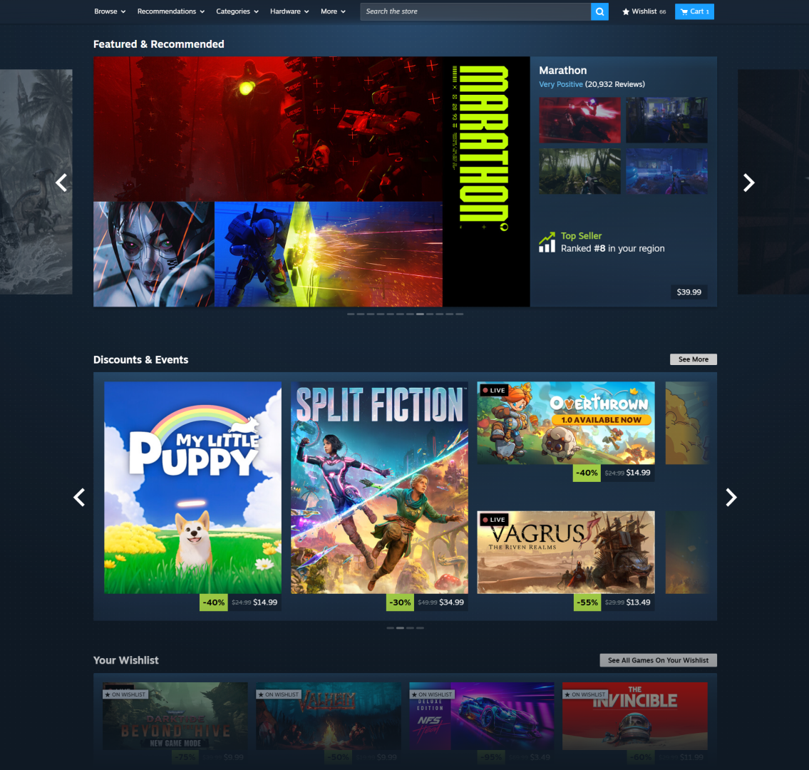 Steam Store