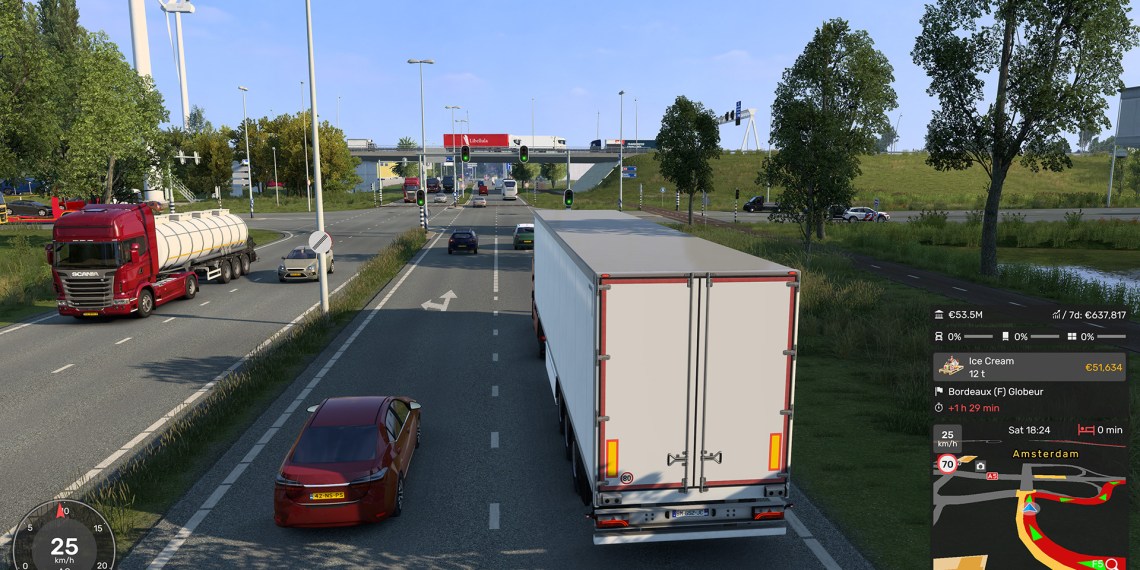 Euro Truck Simulator 2 Job Widget