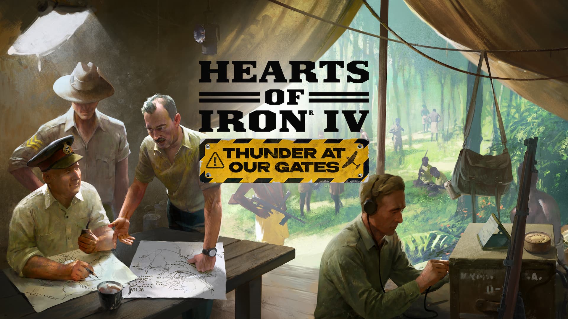 Hearts of Iron IV Thunder At Our Gate key art