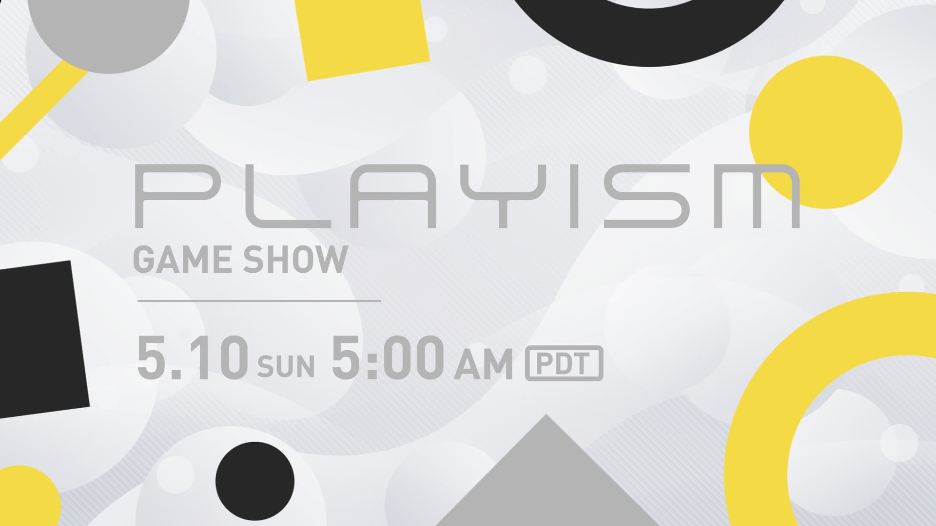 Playism Game Show 2026 key art