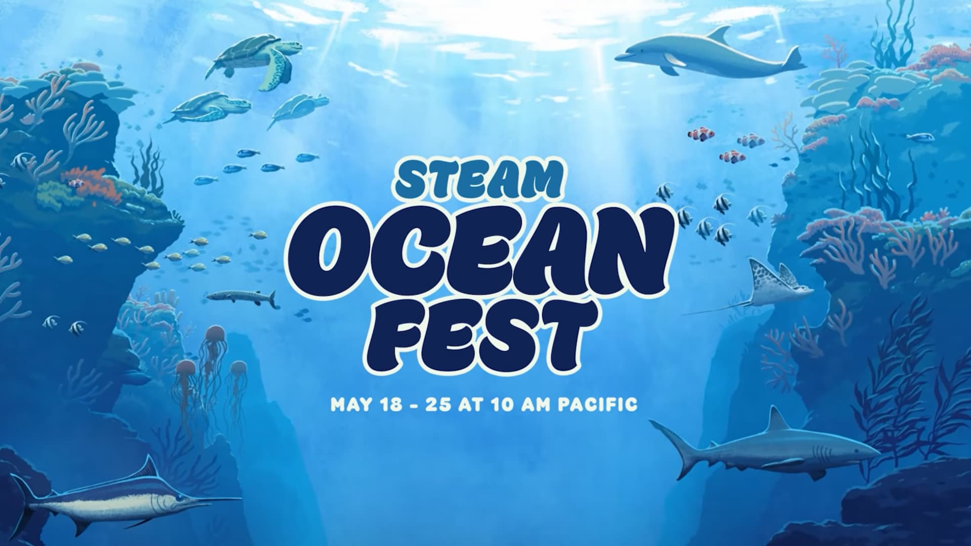 Steam Ocean Fest key art