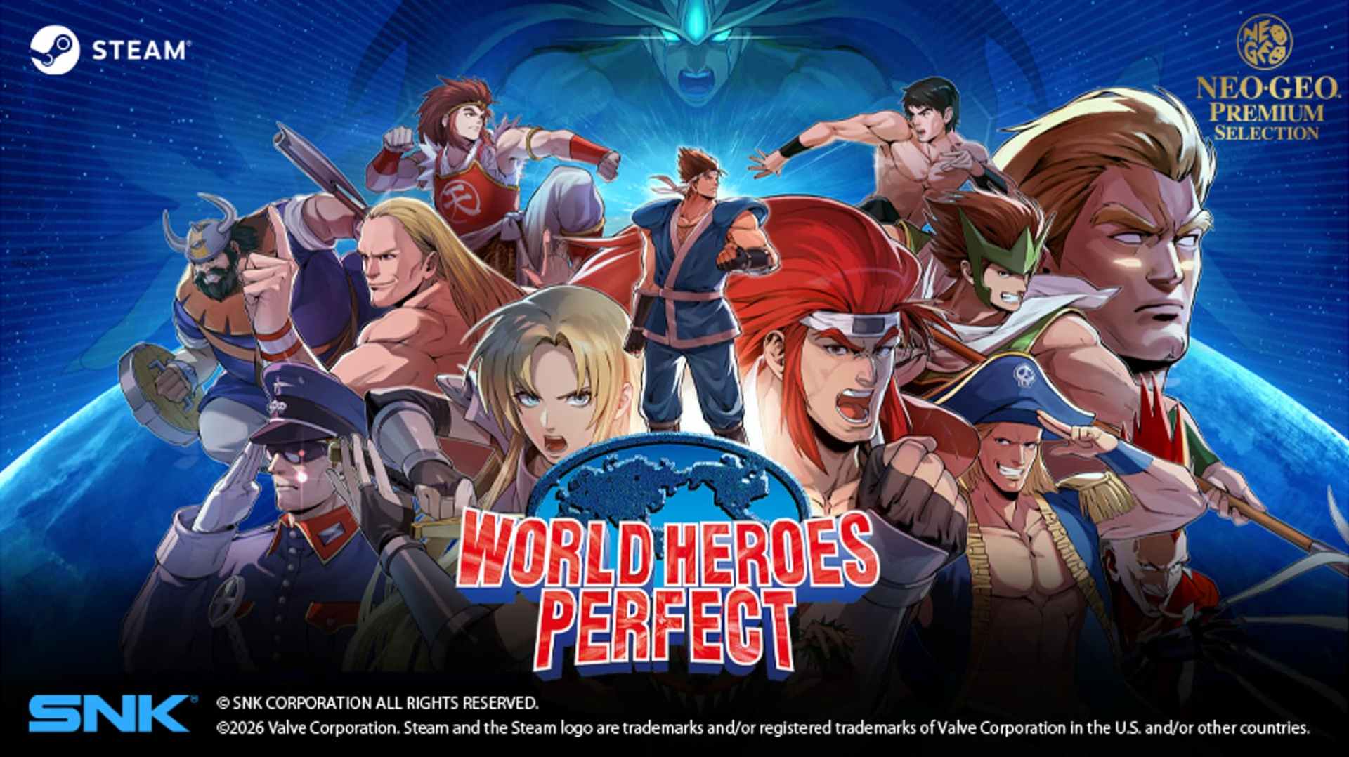 World Heroes Perfect key art
