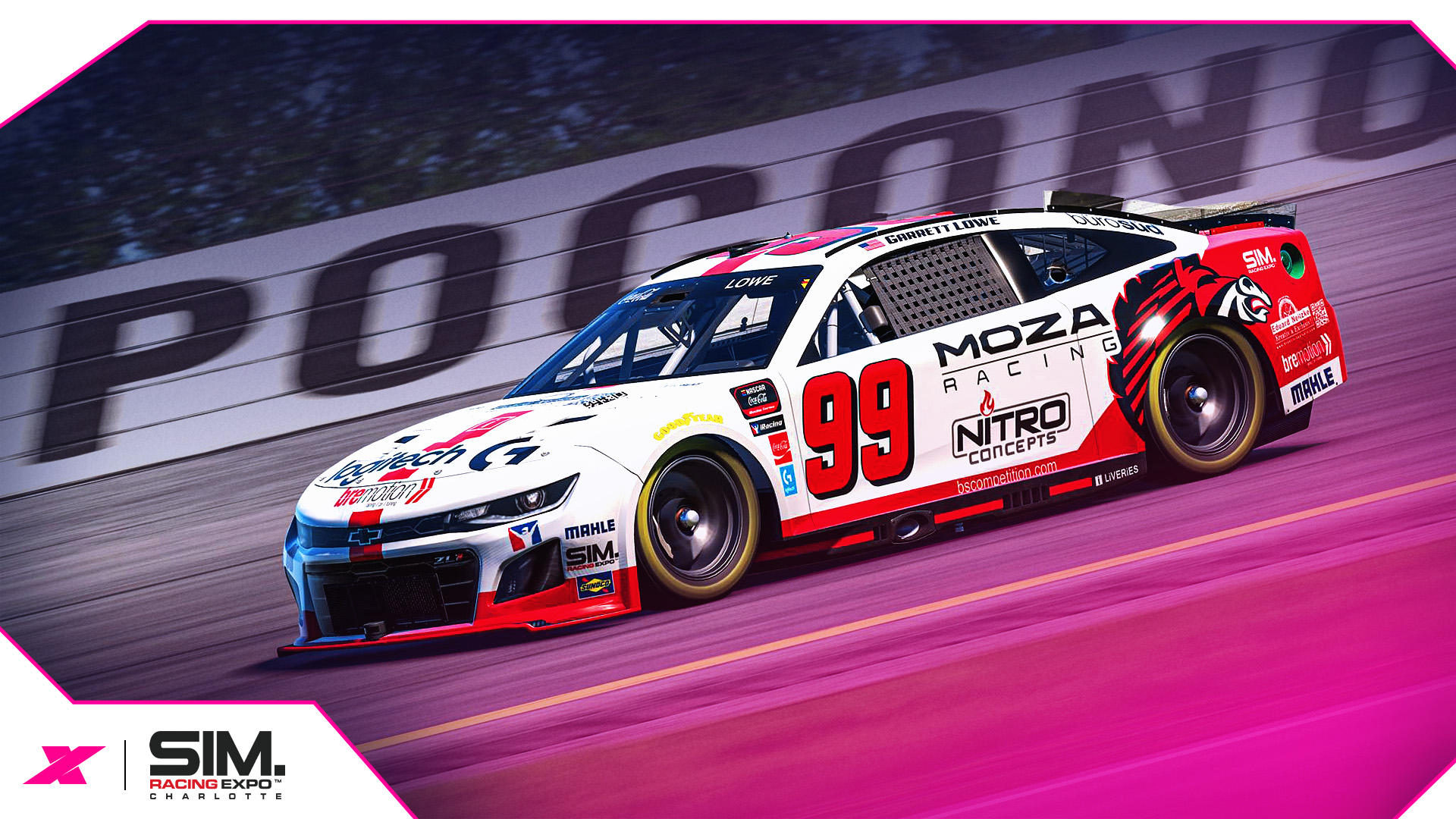 SimRacing Expo Announces Partnership with Nascar Euro Driver Garrett Lowe