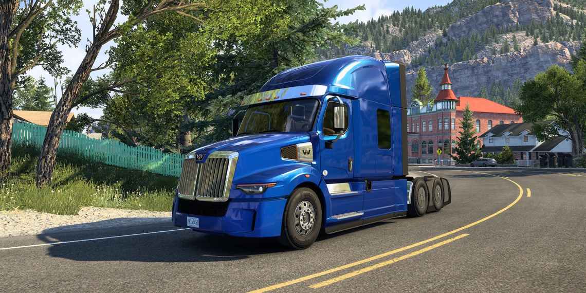 American Truck Simulator 1.60 Open Beta lighting after