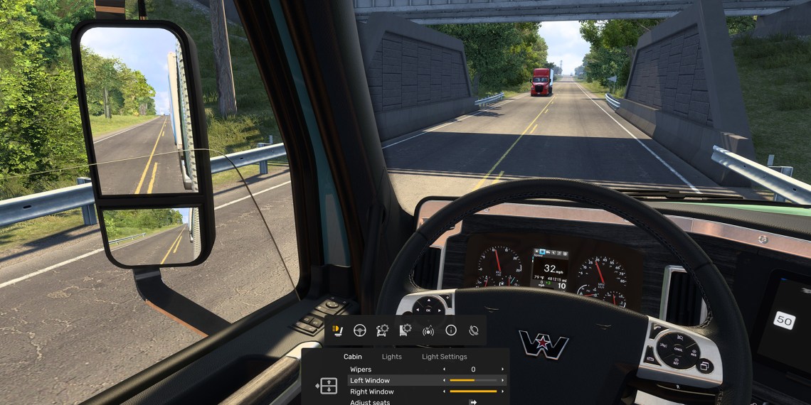 Euro Truck Simulator 2 and American Truck Simulator Multi-Function Display