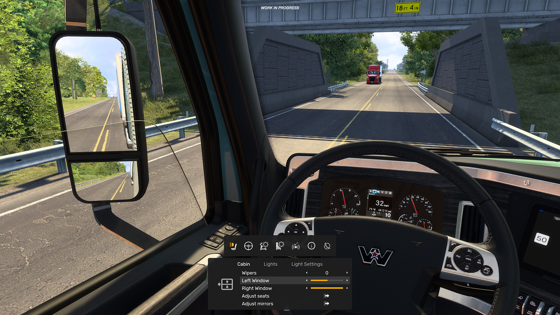 Euro Truck Simulator 2 and American Truck Simulator Multi-Function Display