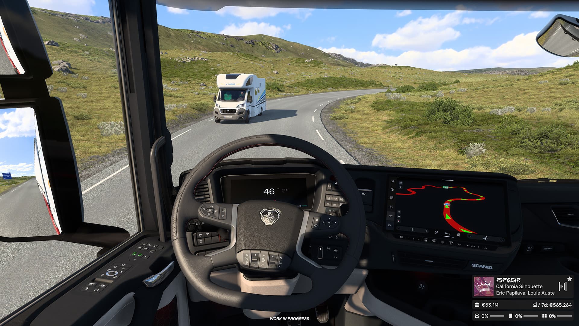 Euro Truck Simulator 2 1.60 open beta game radio widget