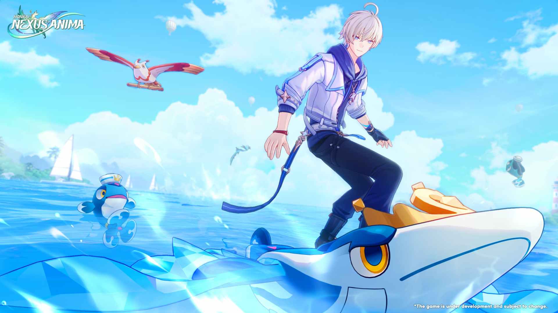 Honkai Nexus Anima surfing