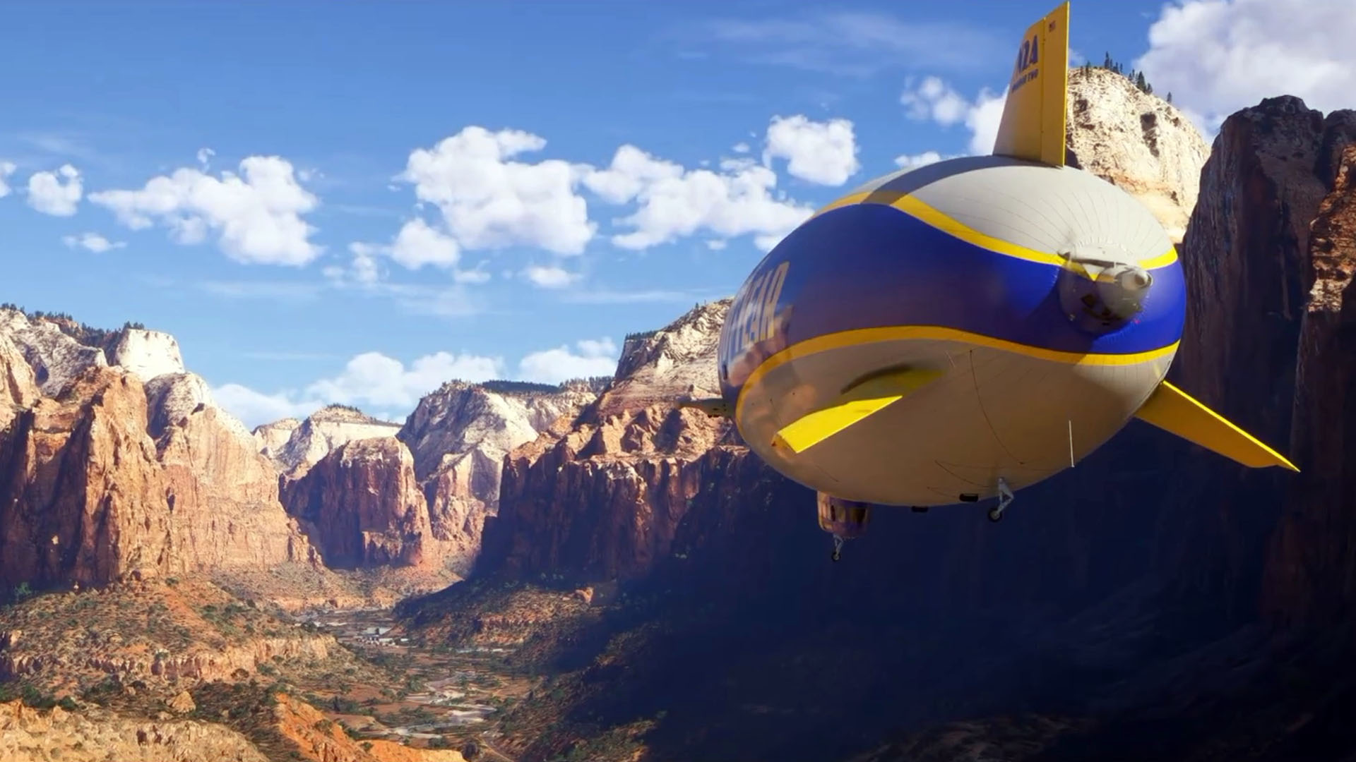 Microsoft Flight Simulator 2024 Goodyear Blimp