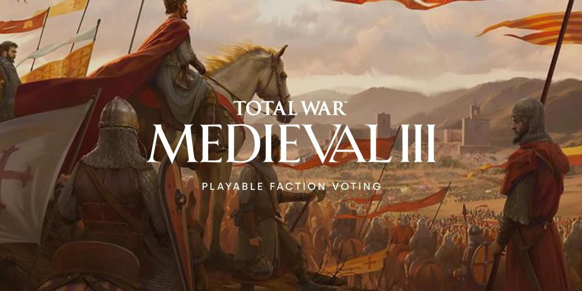 Total War Medieval 3 Playable Faction Voting art