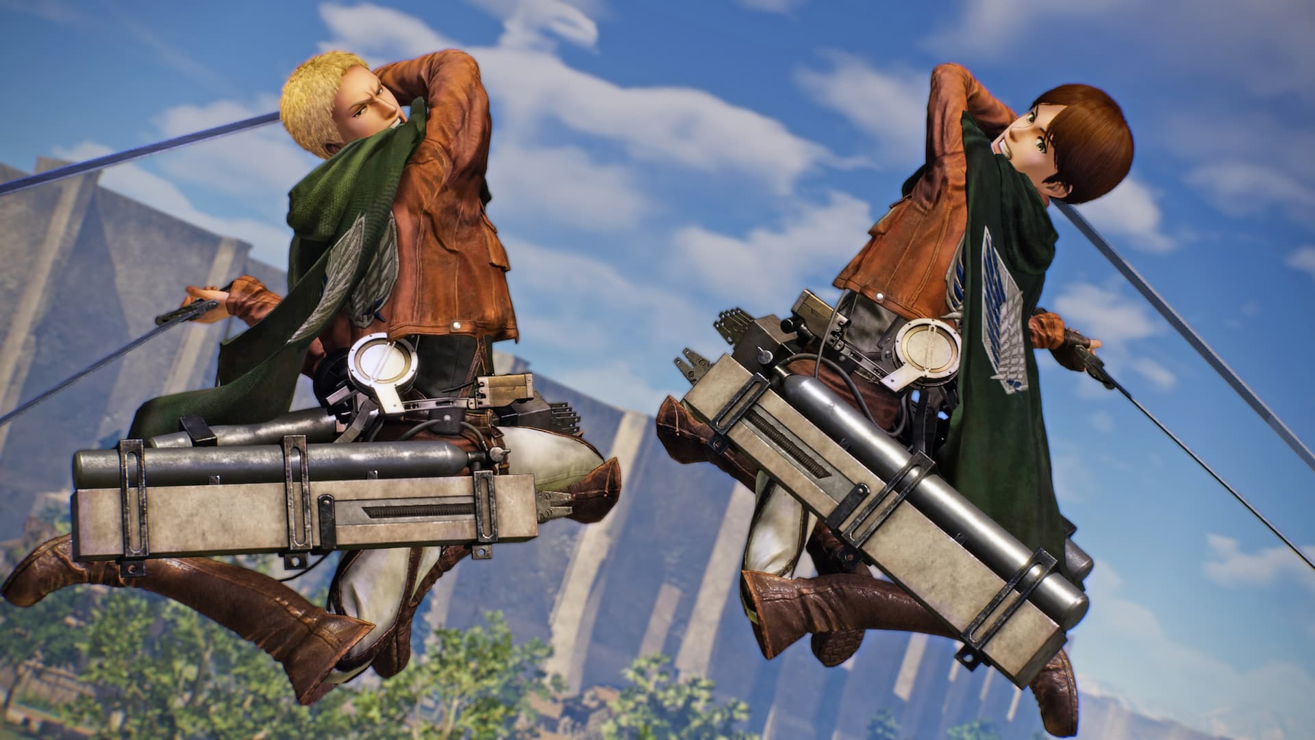 Attack on Titan 3 air combat