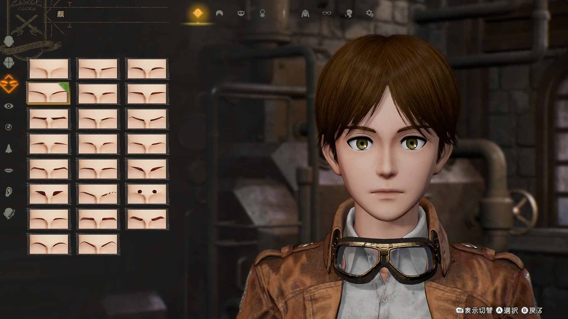 Attack on Titan 3 character customization