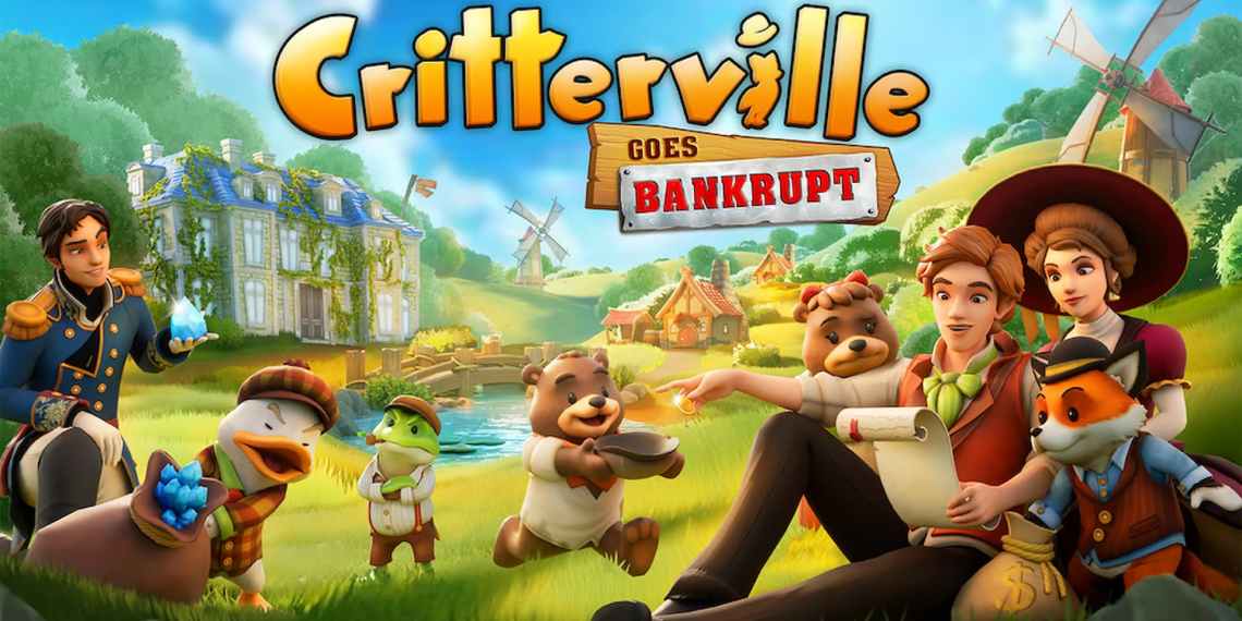 Critterville Goes Bankrupt key art
