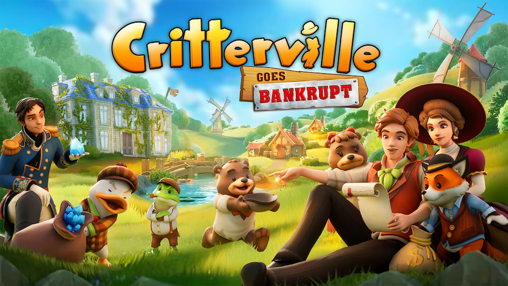 Critterville Goes Bankrupt key art