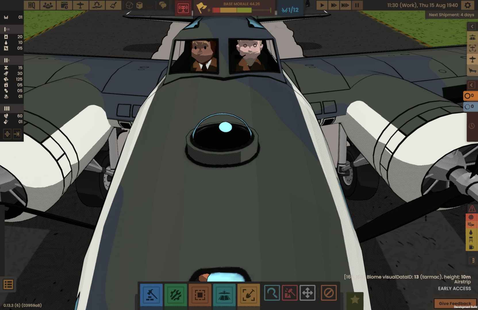 Ground of Aces transparent cockpit 1