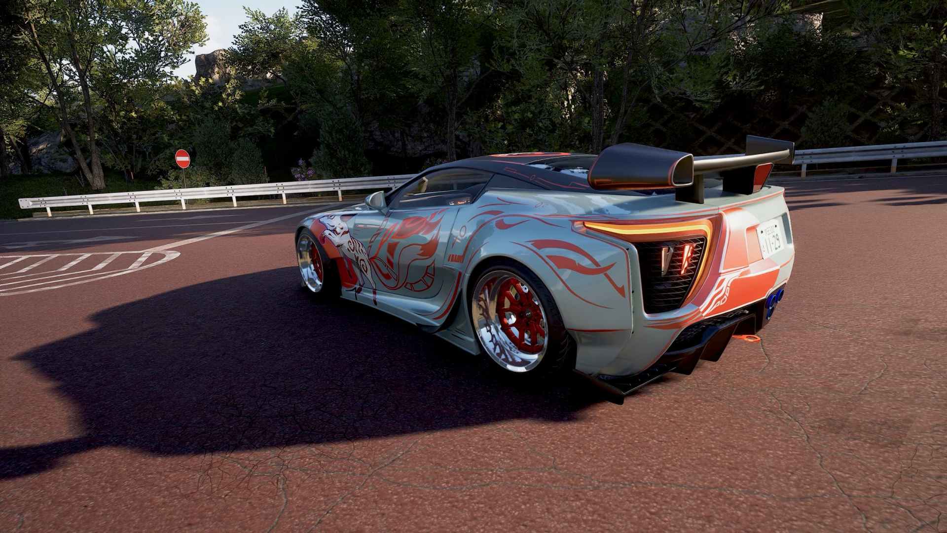 JDM Japanese Drift Master Ayumi car back view
