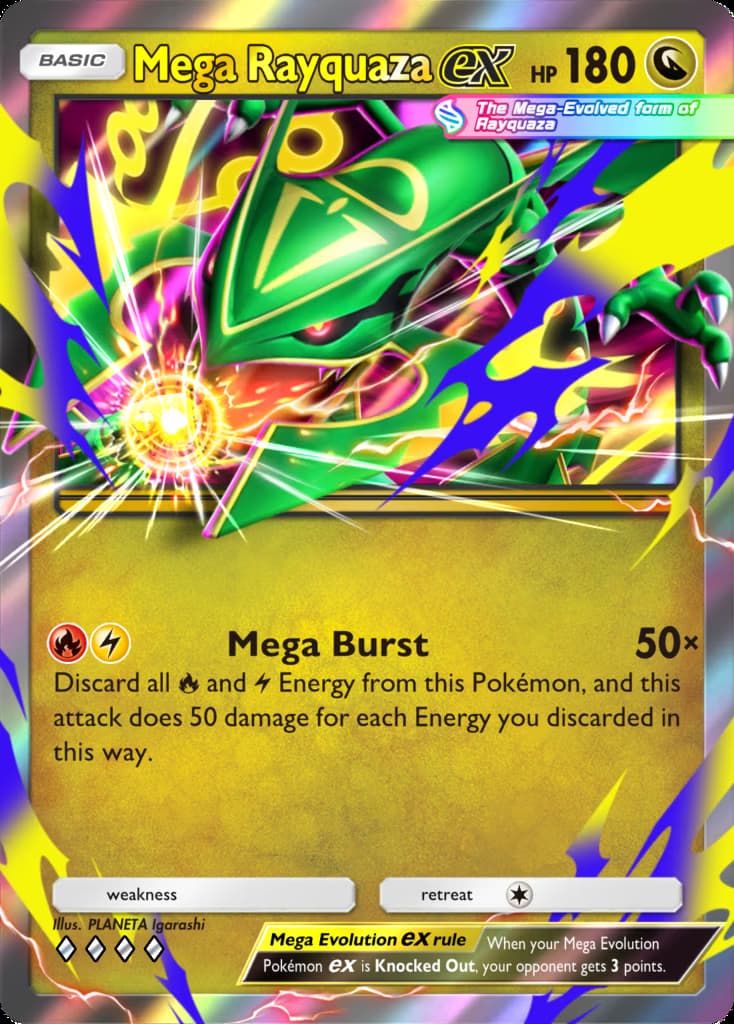 Pokémon TCG Pocket Mega Rayquaza ex