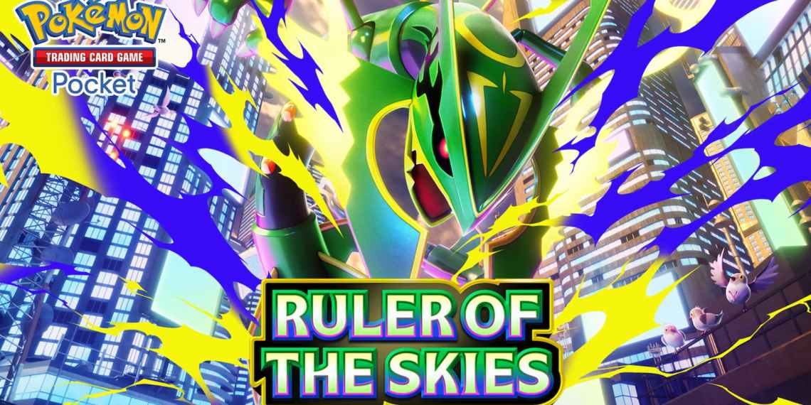 Pokémon TCG Pocket Ruler of the Skies key art