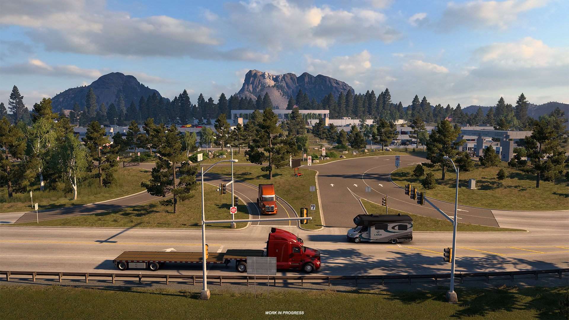 American Truck Simulator South Dakota Mount Rushmore