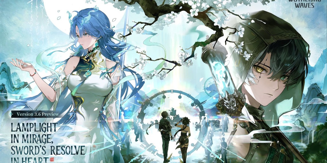 wuthering waves version 3.6 lamplight in mirage swords resolve in heart