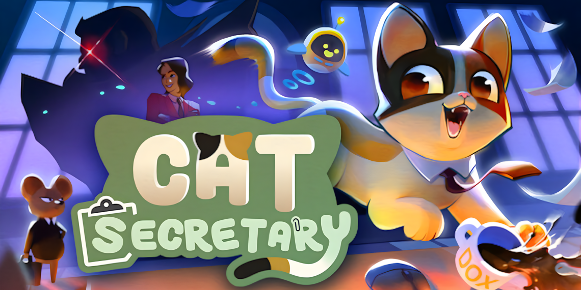 cat secretary key art