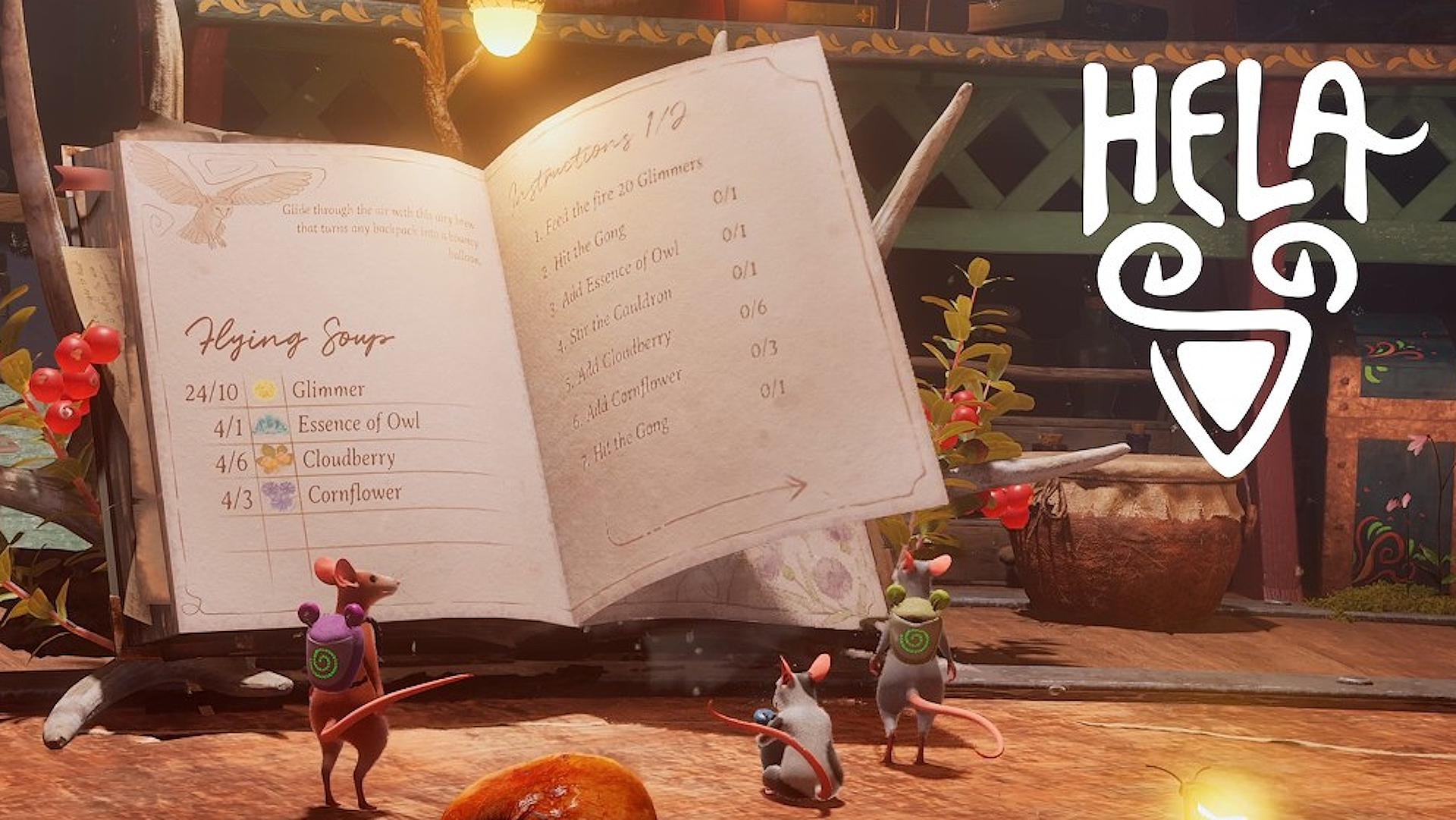 hela of mice and magic brewing system