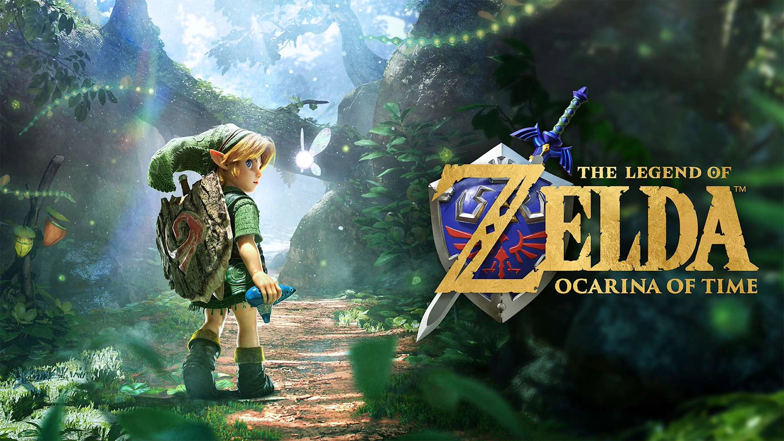 the legend of zelda ocarina of time key art zelda 40th anniversary direct