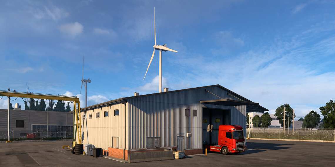 Euro Truck Simulator 2 New Garage