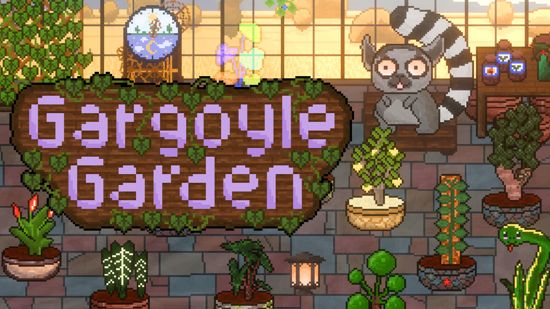gargoyle garden key art
