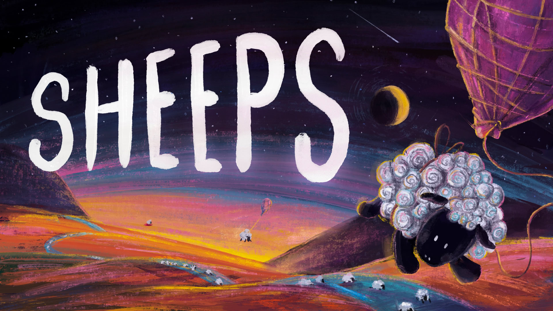 sheeps key art with logo