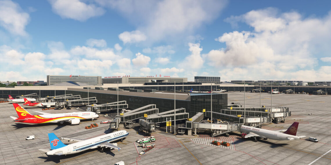 Shanghai Hongqiao International Airport for Microsoft Flight Simulator
