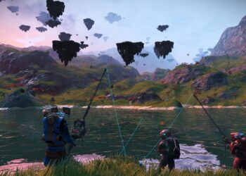 No Man's Sky fishing