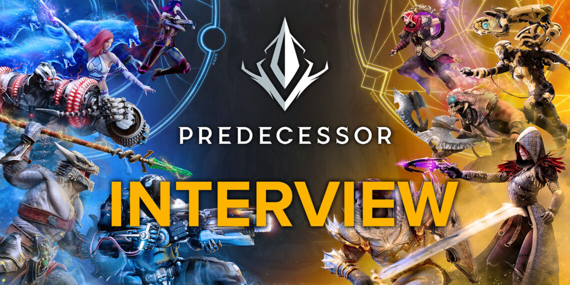 Predecessor art and logo with "Interview" lettering