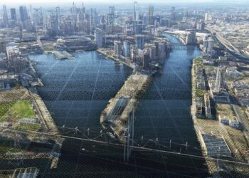 Orbx - geospatial - Landmarks Melbourne as vertex-coloured mesh