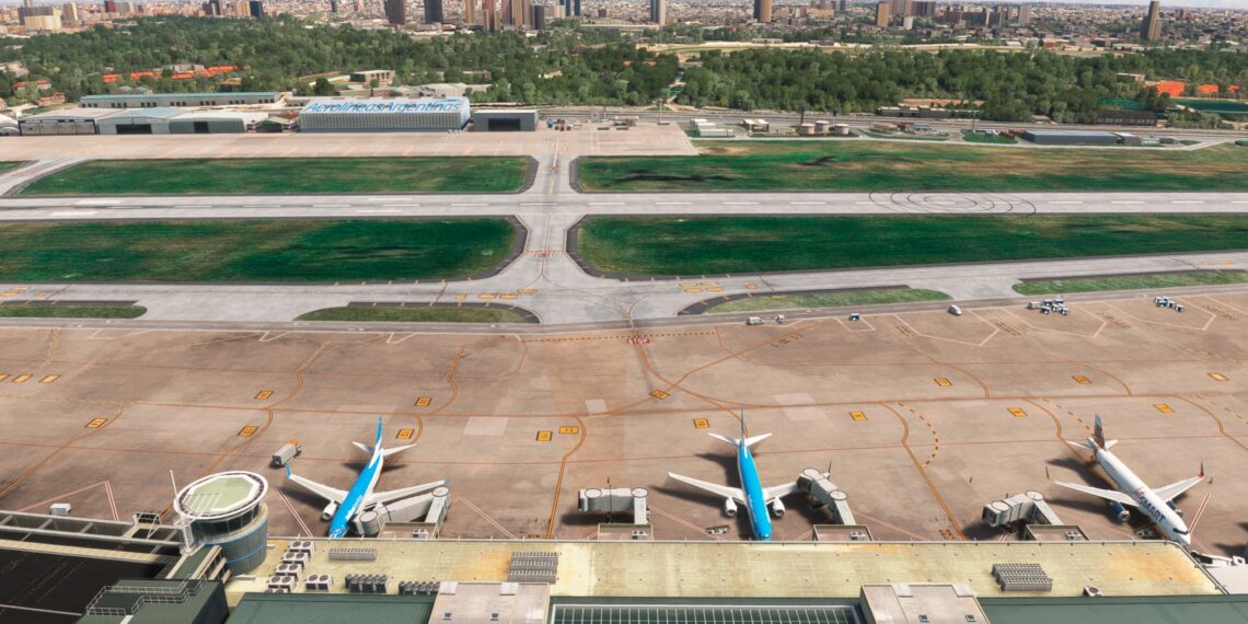 Microsoft Flight SImulator Jorge Newbery Airport (1)